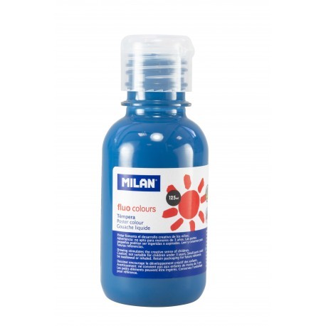 Tempera 125 ml, culoare fluorescenta, pictura pe diverse suprafete, grad mare de acoperire Verde - imagine 7